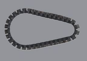 برس Krantz Link Belt with 43 segments